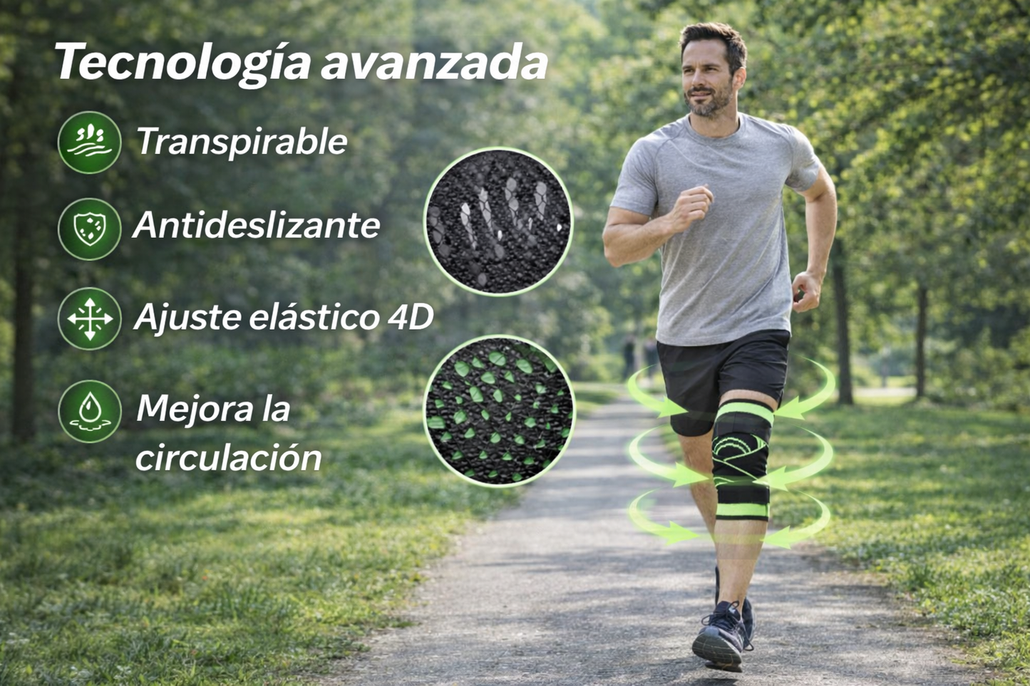 Rodillera Ajustable – Protección y Estabilidad para tus Rodillas