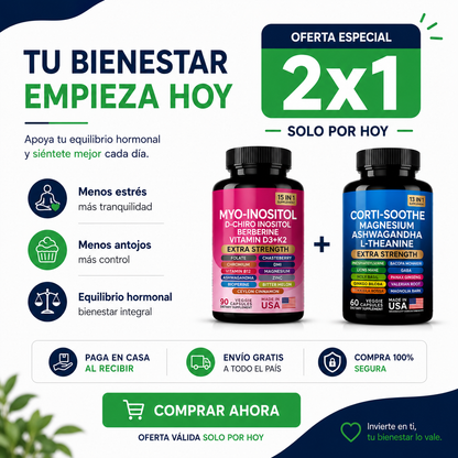 Kit de Equilibrio Hormonal | Menos Estrés y recupera tu bienestar
