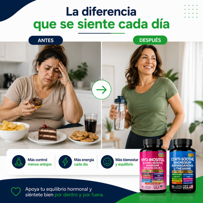 Kit de Equilibrio Hormonal | Menos Estrés y recupera tu bienestar