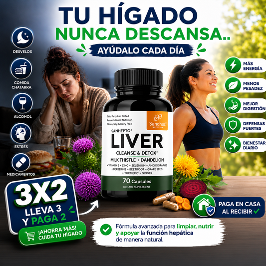 Liver Cleanse Limpieza Higado 3x2 Solo Hoy