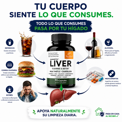Liver Cleanse Limpieza Higado 3x2 Solo Hoy