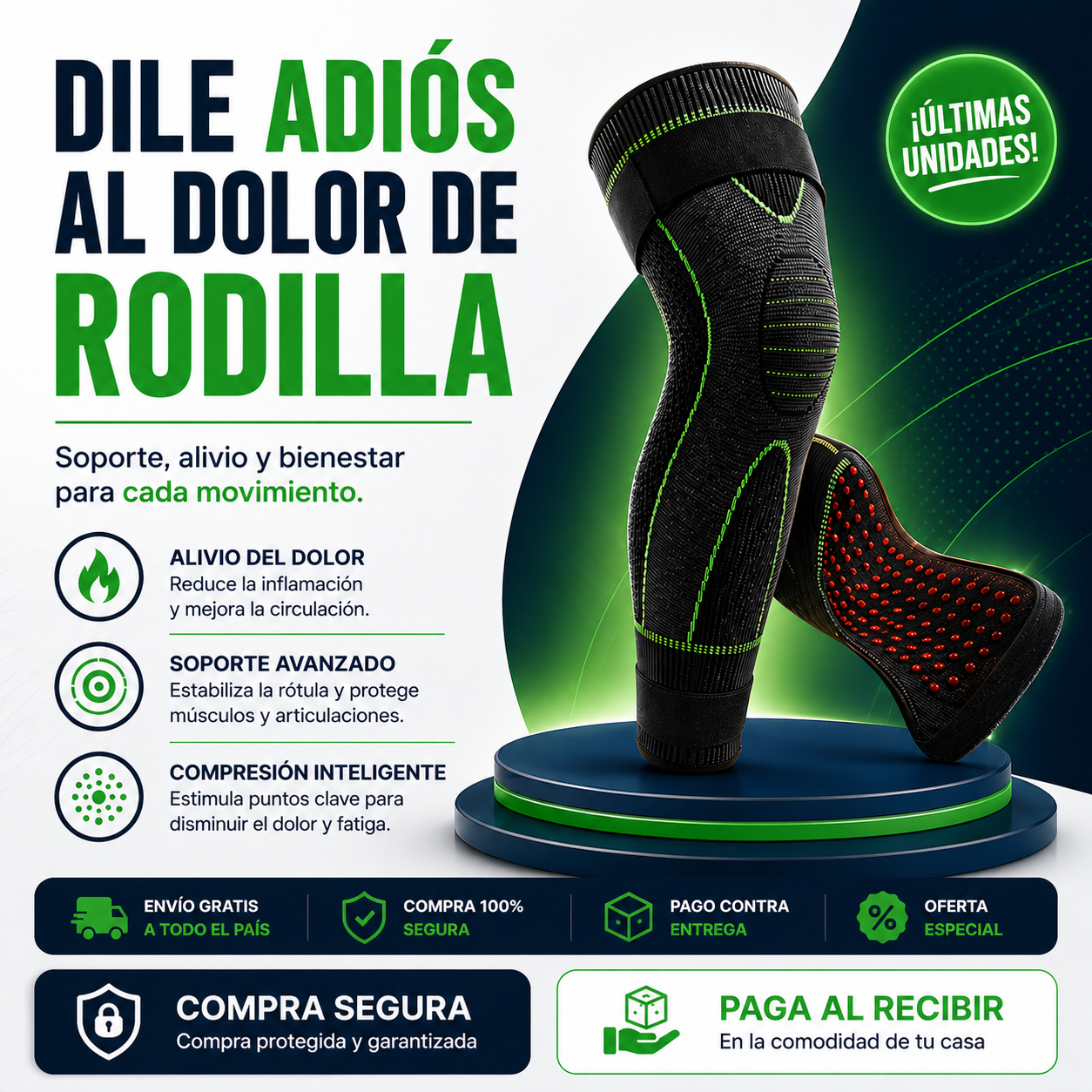 Rodillera de Compresión | camina sin dolor