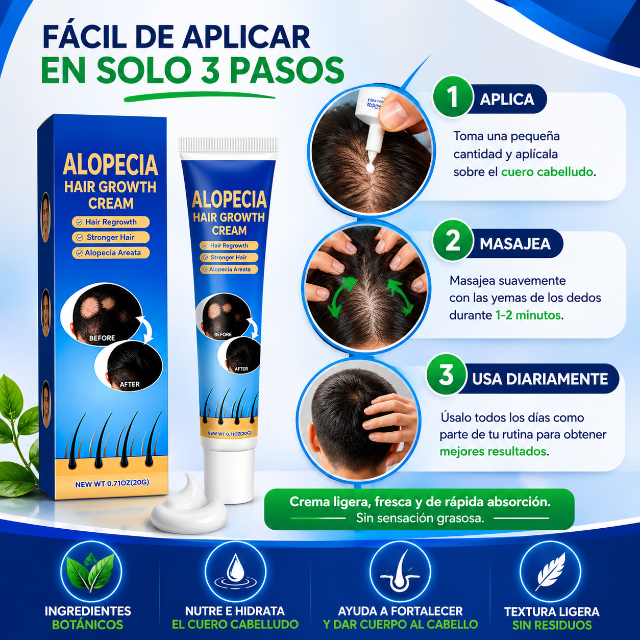 BioCapilar™ | Crema Para Crecimiento Capilar