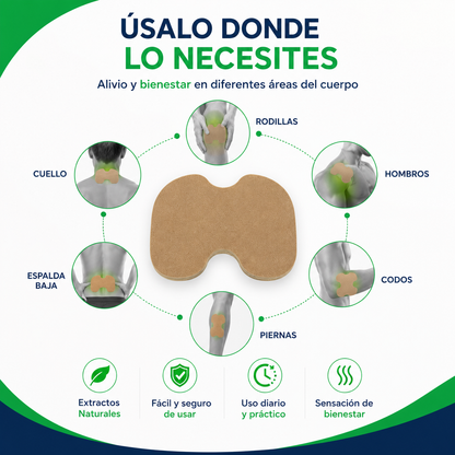 FlexPatch™ | 50 Parches para Alivio de Articulaciones