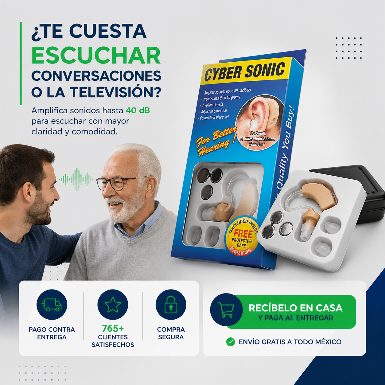 AudioClear Max™ | Aparato Auditivo para la Sordera